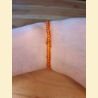 Bracelet rocailles orange
