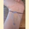 Bracelet rocailles parmes