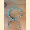 Bracelet rocailles bleu