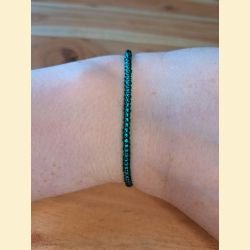 Bracelet rocailles turquoise