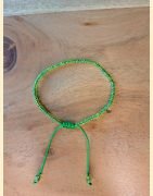 Bracelet rocailles vertes