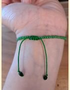 Bracelet rocailles vert