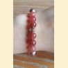 Bracelet en quartz fraise