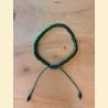 Bracelet rocailles vert