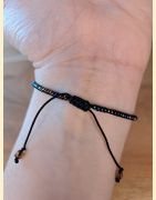 Bracelet rocailles irisé