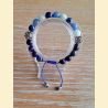 Bracelet en sodalite, aigue marine, aventurine bleu et lapis lazuli