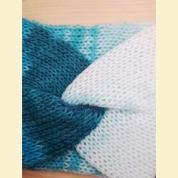 Bandeau dégradé de turquoise