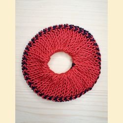 Chouchou bleu et rouge