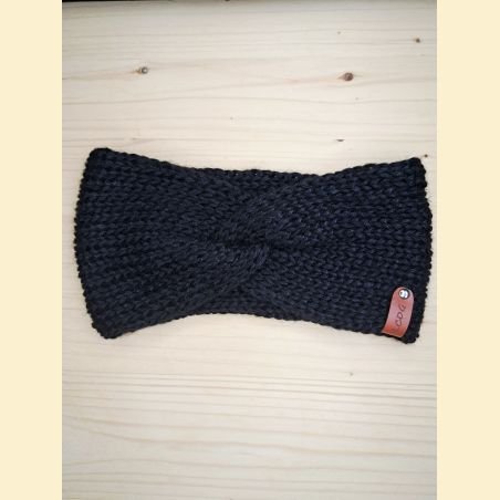 Bandeau métallico noir enfant