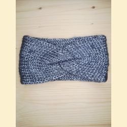 Bandeau metallico bleu jeans enfant