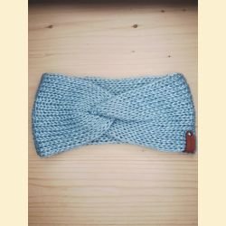 Bandeau metallico bleu ciel enfant