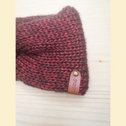 Bandeau metallico rouge enfant