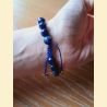Bracelet en sodalite, aigue marine, aventurine bleu et lapis lazuli