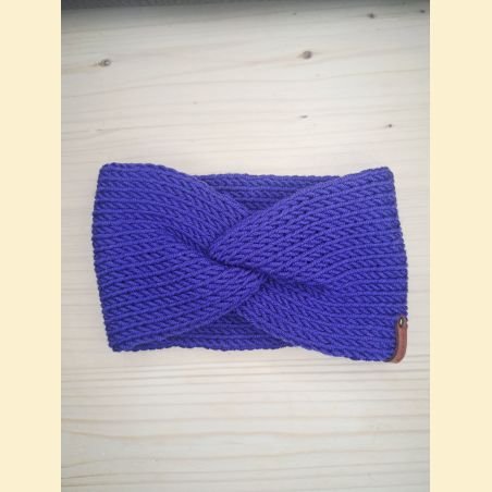 Bandeau mérinos violet enfant