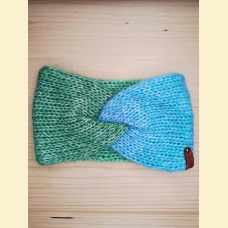 Bandeau bleu et vert dégradé enfant