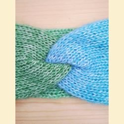 Bandeau bleu et vert dégradé enfant