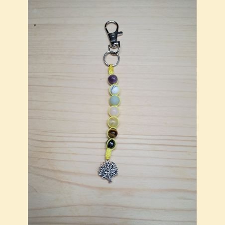 Porte-clés Harmonie Énergétique jaune
