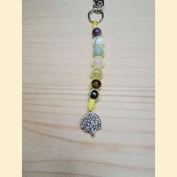 Porte-clés Harmonie Énergétique jaune