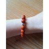 Bracelet en jaspe rouge