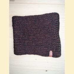 Tour de cou metallico duo de brun