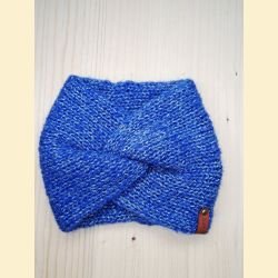 Bandeau bleu et doré