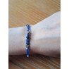 Bracelet "minéral étincelant" sodalite