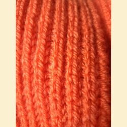 Écharpe saumon orangé