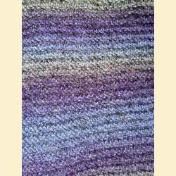 Écharpe mauve et vert