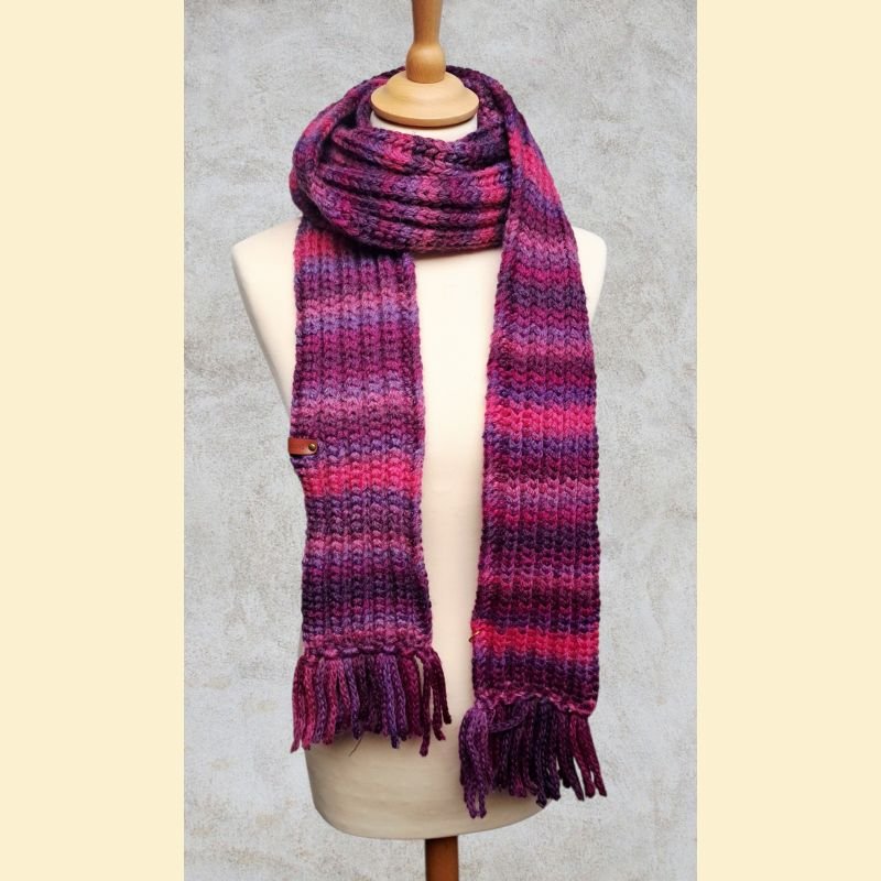 Écharpe déclinaison de mauve
