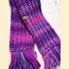 Écharpe déclinaison de mauve