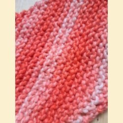 Écharpe asymétrique orange