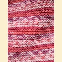 Écharpe asymétrique rose