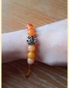 Bracelet en aventurine orange