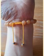 Bracelet en aventurine orange