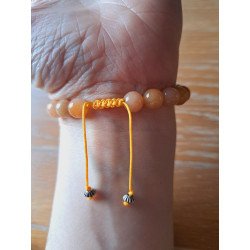 Bracelet en aventurine orange