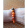 Bracelet en aventurine orange