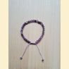 Bracelet "minéral fin" améthyste