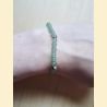Bracelet "minéral fin" aventurine verte