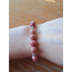 Bracelet en rhodonite