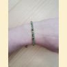 Bracelet "minéral et cristal" chrysoprase
