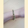 Bracelet "minéral et cristal" chrysoprase