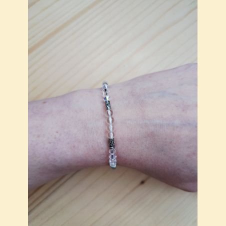 Bracelet "minéral et cristal" cristal de roche