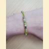 Bracelet "minéral et cristal" chrysoprase