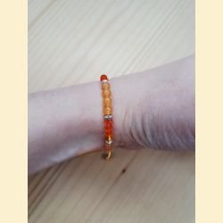 Bracelet "minéral et cristal "aventurine