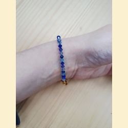 Bracelet cristal bleu