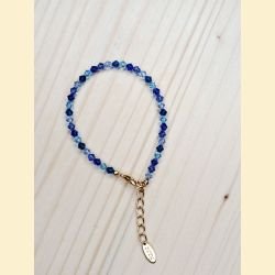 Bracelet cristal bleu