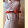 Bracelet en cornaline