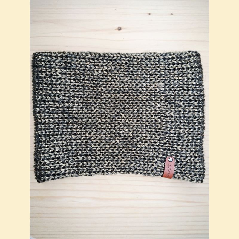 Tour de cou metallico dark gold