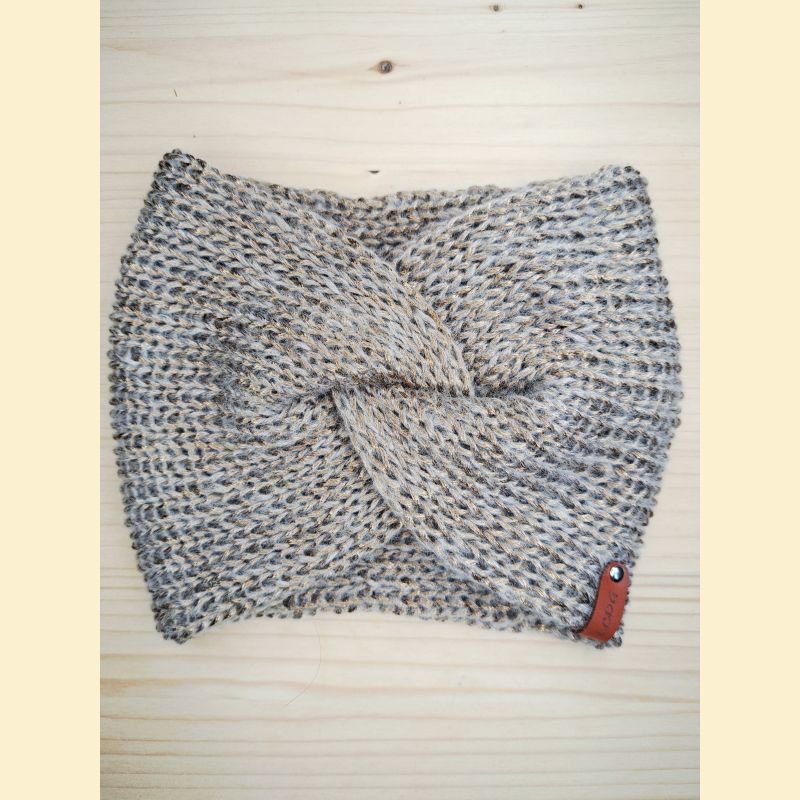 Bandeau metallico sable