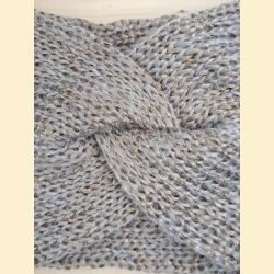 Bandeau metallico sable